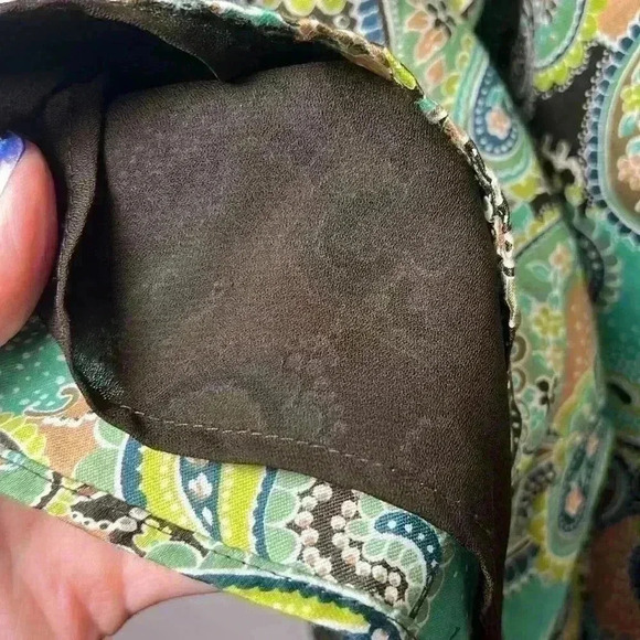 Liz Claiborne Paisley Blazer & Skirt Set Size 6 and Size 4 - Picture 16 of 16